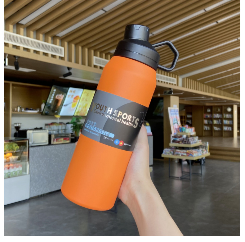 Outdoor Travel Insulation Cup Stainless Steel Sports kettle Fitness Cup Men's Portable Car Publishes Tea Cup
