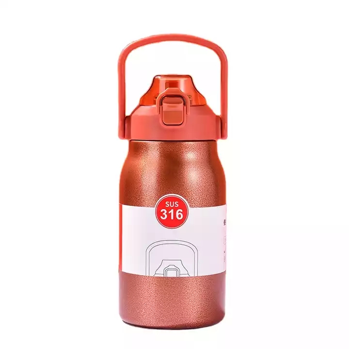 316 stainless steel portable outdoor insulation pot double seal thermal kettle cup bottle fashion movement