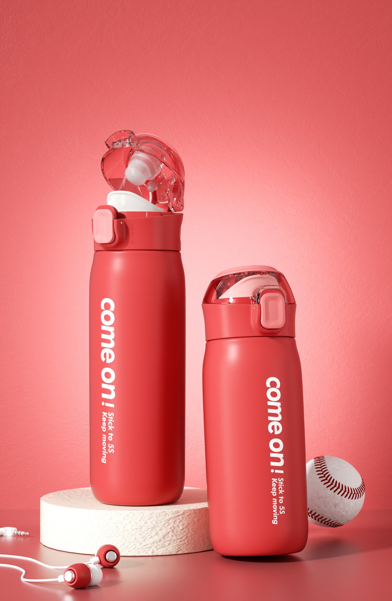 304 Stainless Steel Water Cup insulation cup Straight drink cup Simple men and women student sports bottle wholesale