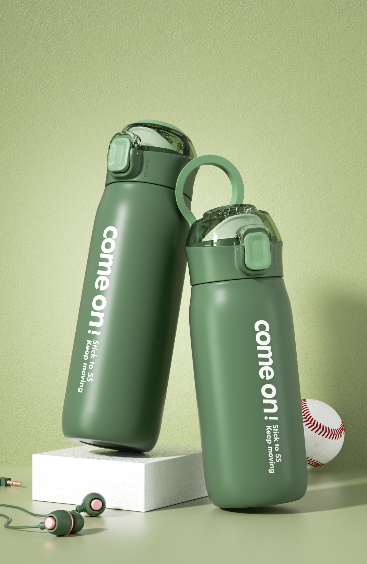 304 Stainless Steel Water Cup insulation cup Straight drink cup Simple men and women student sports bottle wholesale