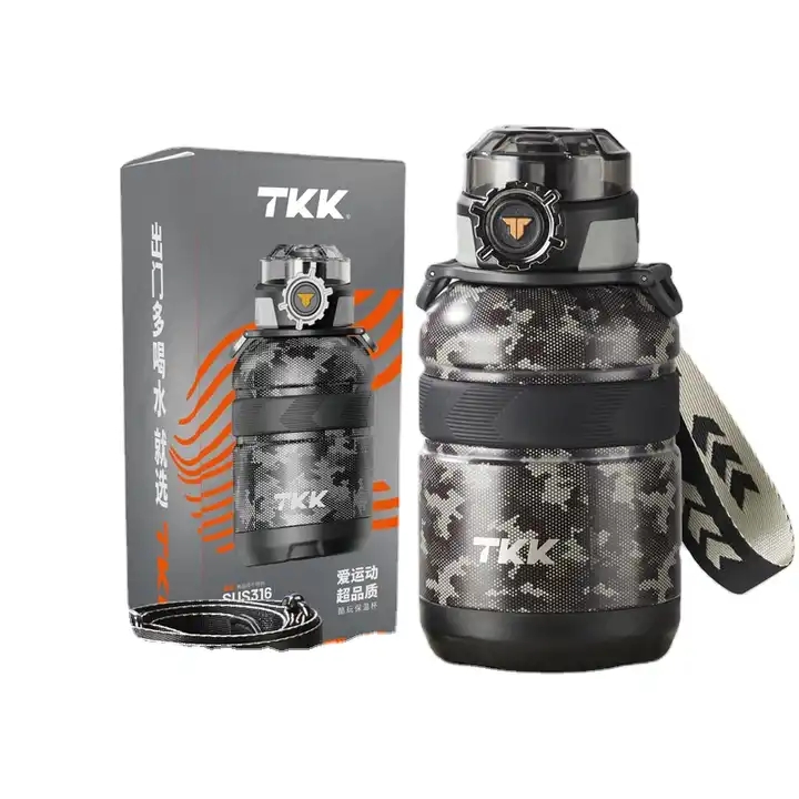 Large Capacity Thermal Insulation 316 Food Grade High Value Diagonal cup Student Climbing Bottle