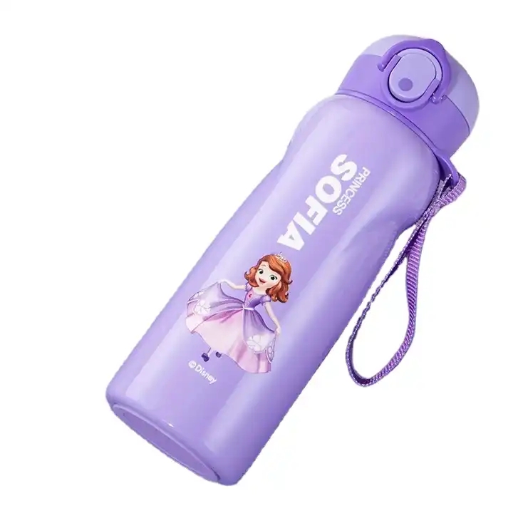 316 Stainless Steel Insulation Cup Student Large Capacity Spray Plastic Straws Outdoor Travel Car Portable Sports Bottle