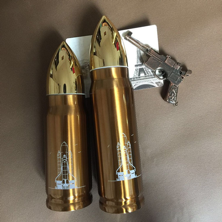 Bullet Stainless Steel Insulation Cup Artillery Bill Real Water Cup Business Gift Bottle Wholesale