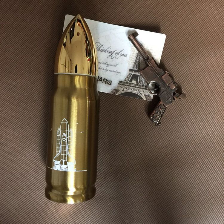 Bullet Stainless Steel Insulation Cup Artillery Bill Real Water Cup Business Gift Bottle Wholesale