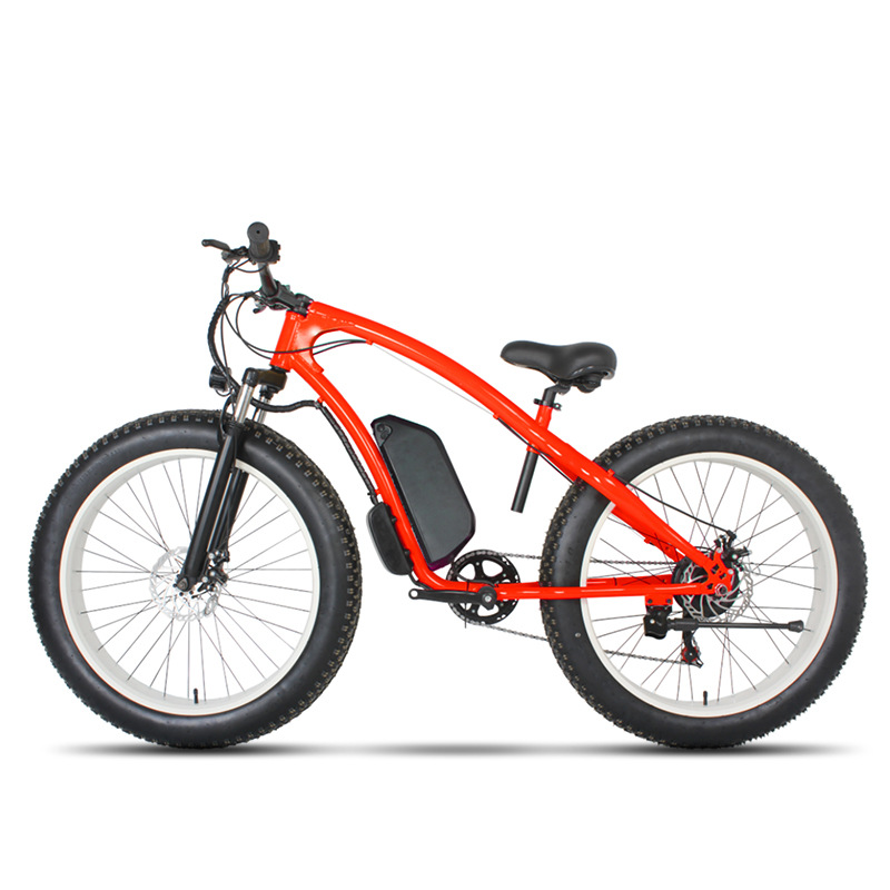 26 Inch Adult Lithium Battery Power Assist Mountain Electric Bicycle Long Endurance Beach Snow Speed Bike