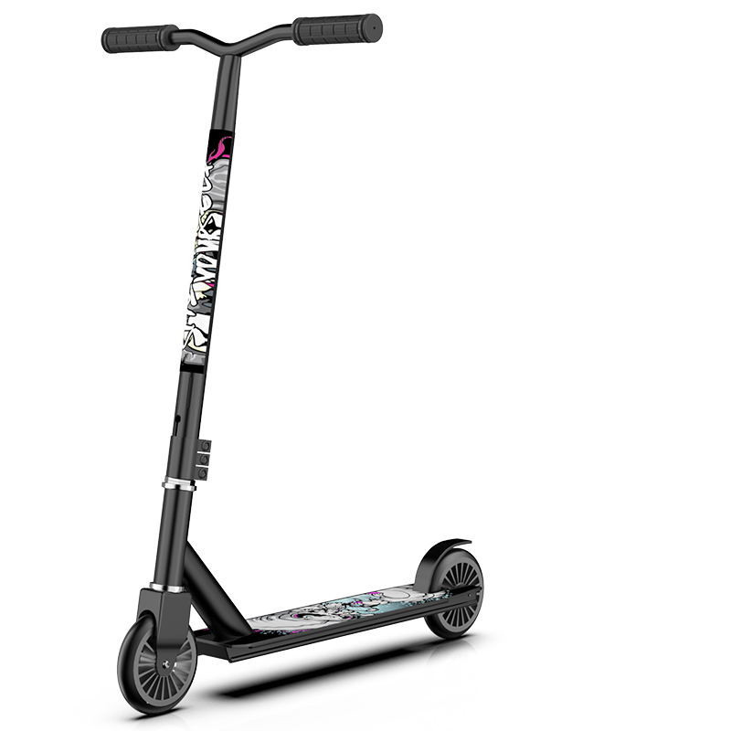 Export to USA Aluminum Pro Kick Scooter Extreme Stunt Scooter Two Wheeled Pedal Skateboard