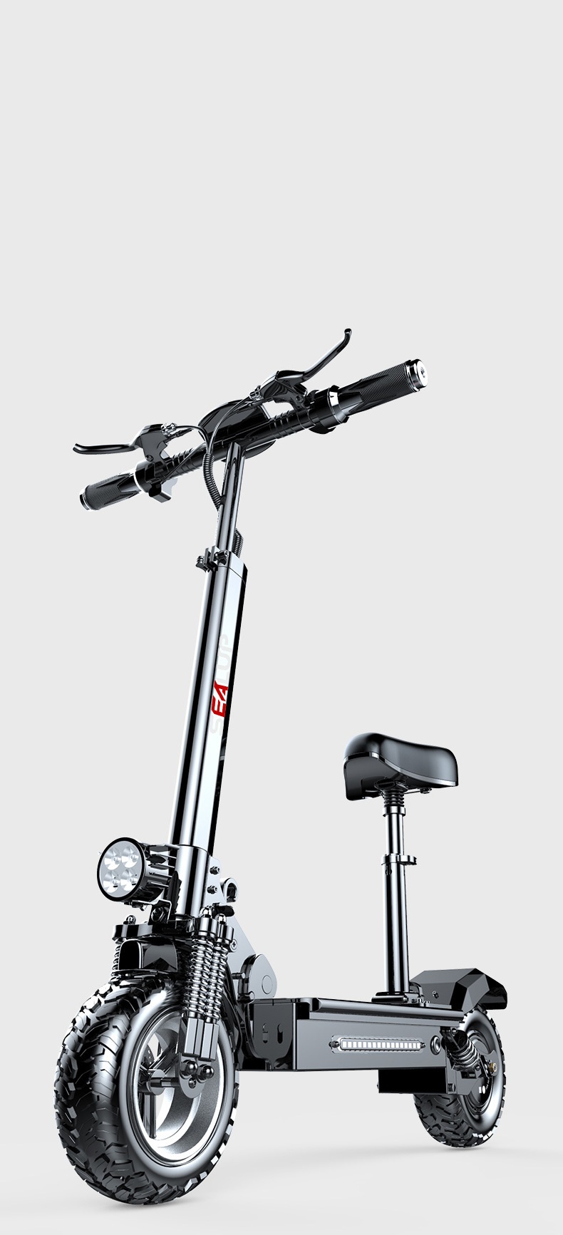 Pedelec Electric Adult Scooter With Range of 120KM High Power Disassemble and Foldable Scooter With Large Capacity Lithium Battery