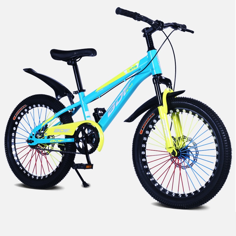 Ultra LightWeight Portable Foldable High Carbon Steel Children Mountain Hike Bike College Students Speed Integrated Durable Smooth Ride Race Bicycle