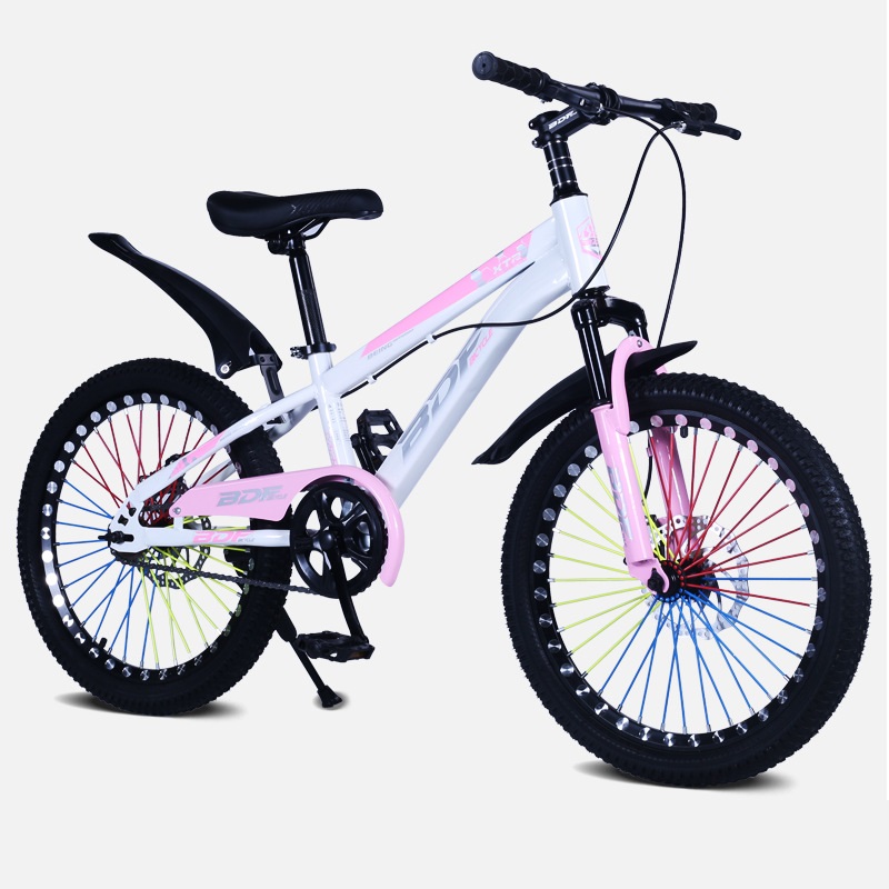 Ultra LightWeight Portable Foldable High Carbon Steel Children Mountain Hike Bike College Students Speed Integrated Durable Smooth Ride Race Bicycle