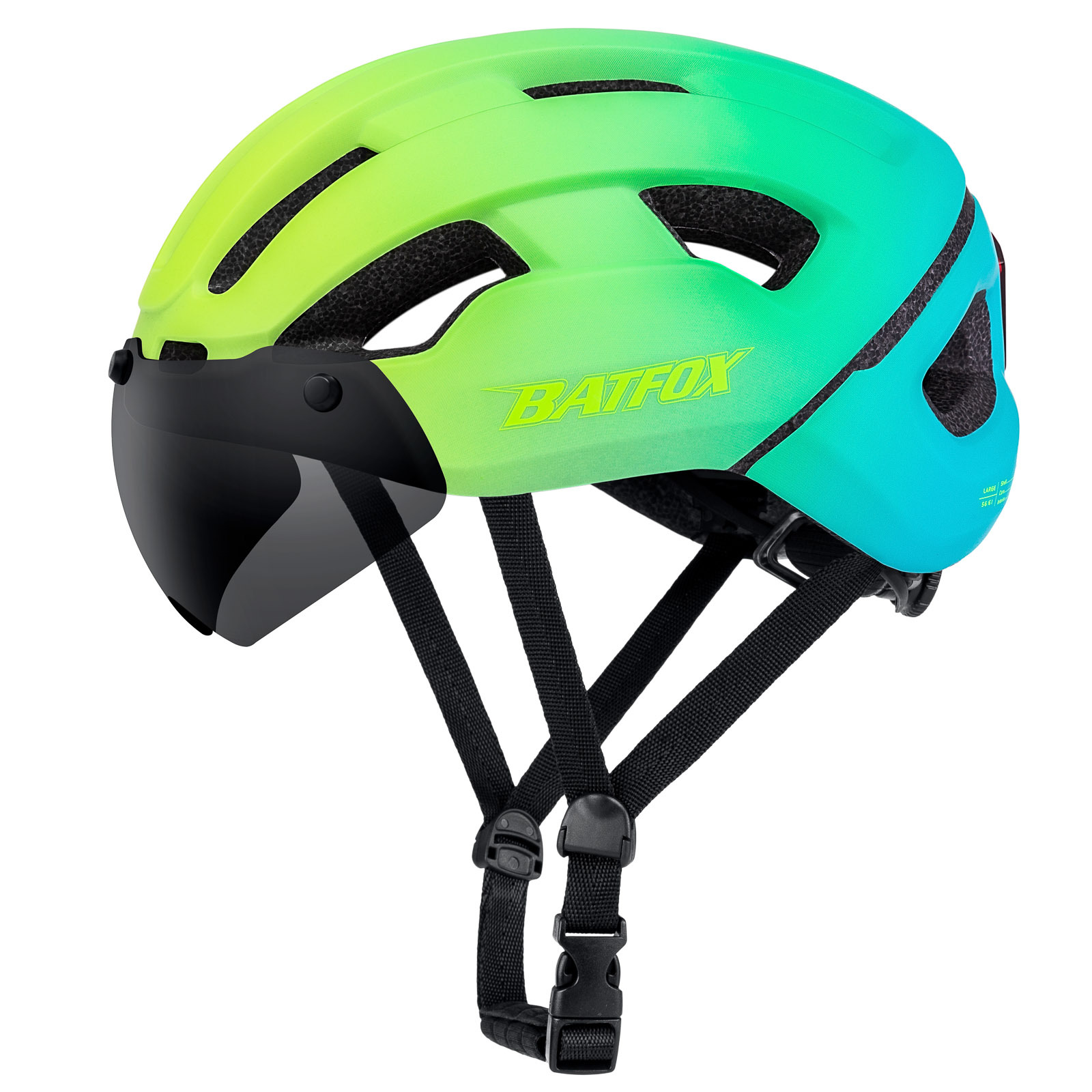 City Bicycle Helmet Helmet Mountain Bike One Piece Cycling Helmet With Warning Light Safety