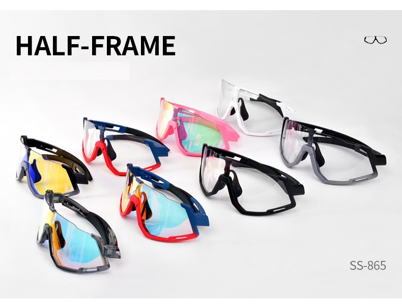 Outdoor Cycling Glasses Windproof Bicycle Goggles Mountain Road Bike Photochromic Glasses