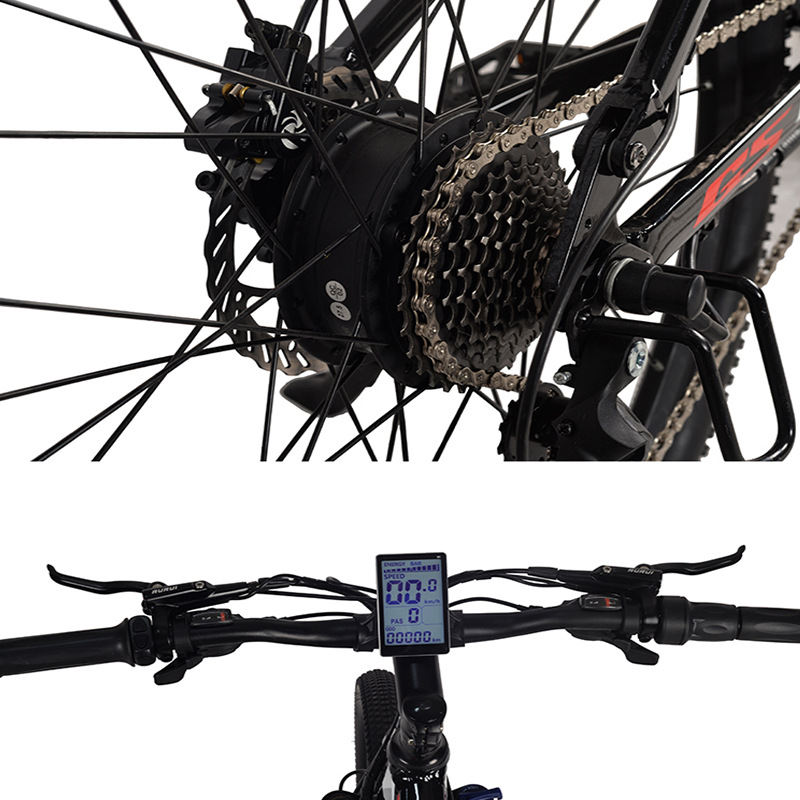 New Model 26 Inch Variable Speed Cycle Mountianbikes Adult Speed Electric Bicycle Mountain Hike Off Road Snowmobile Bike With Lithium Battery