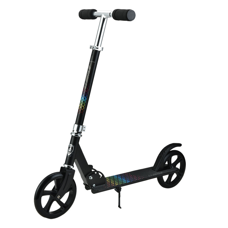 Adult Two Wheel Scooter With HandBrake Foldable Aluminum Alloy Disc Brake Scooter