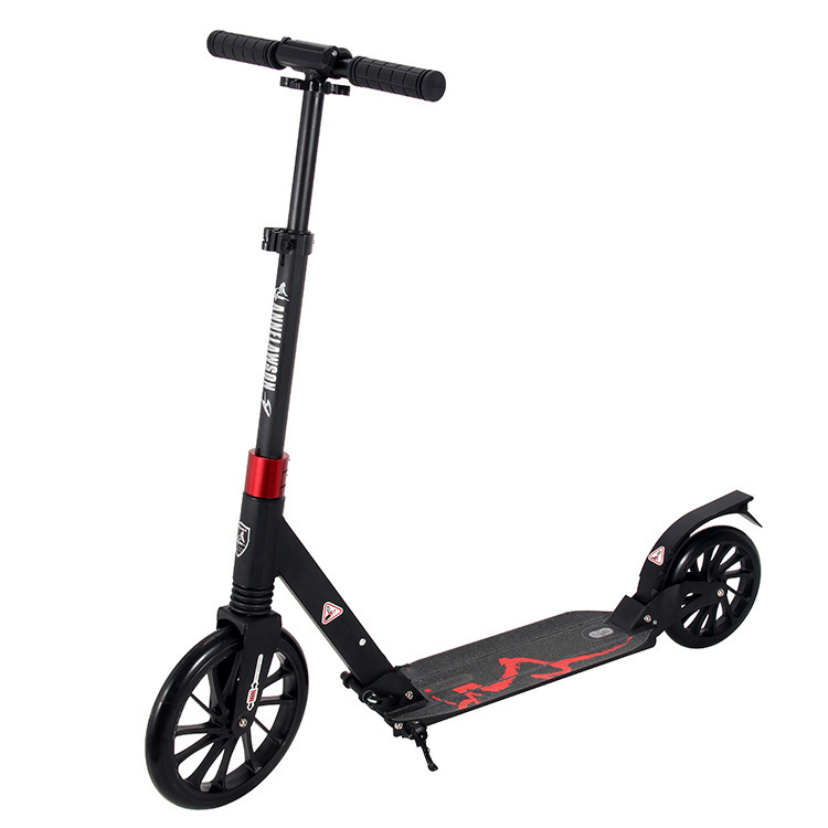 Factory Direct Sales Wholesale 25cm Wheel Adult Scooter Large Two Wheel Foldable All Aluminum Youth Scooter