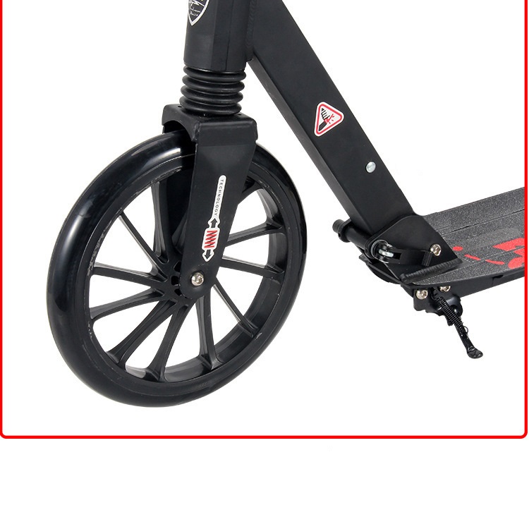 Factory Direct Sales Wholesale 25cm Wheel Adult Scooter Large Two Wheel Foldable All Aluminum Youth Scooter