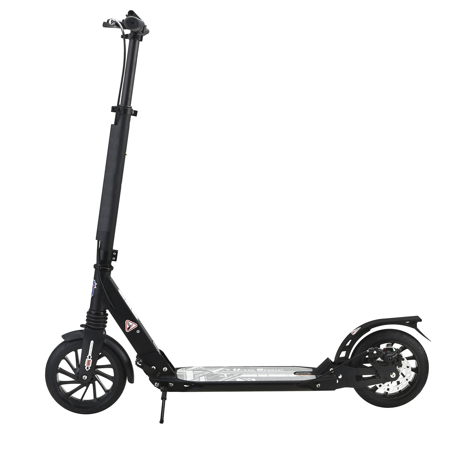 Factory Direct Adult Two Wheel Scooter With HandBrake Foldable Aluminum Alloy Disc Brake Scooter