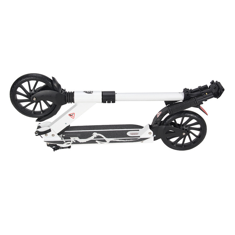 New Style Aluminum Two Wheeled Adult Scooter Children Teenagers Double Shock Absorption Foldable Scooter