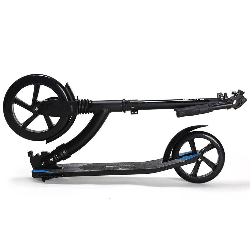 Adjustable Height Handlebars  Aluminum Two Wheeled Adult Scooter Children Teenagers Double Shock Absorption Foldable Scooter