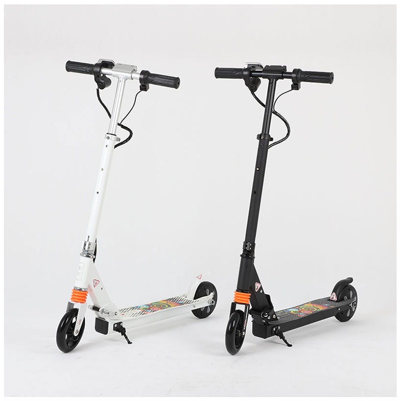 5.5 Inch Children Electric Foldable Scooter With Dashboard Scooter Two Wheel Aluminum Alloy Short Distance Scooter