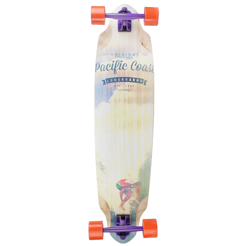 Adult Four Wheel Scooter Double Tilt Brush Street Board Children Maple Scooter