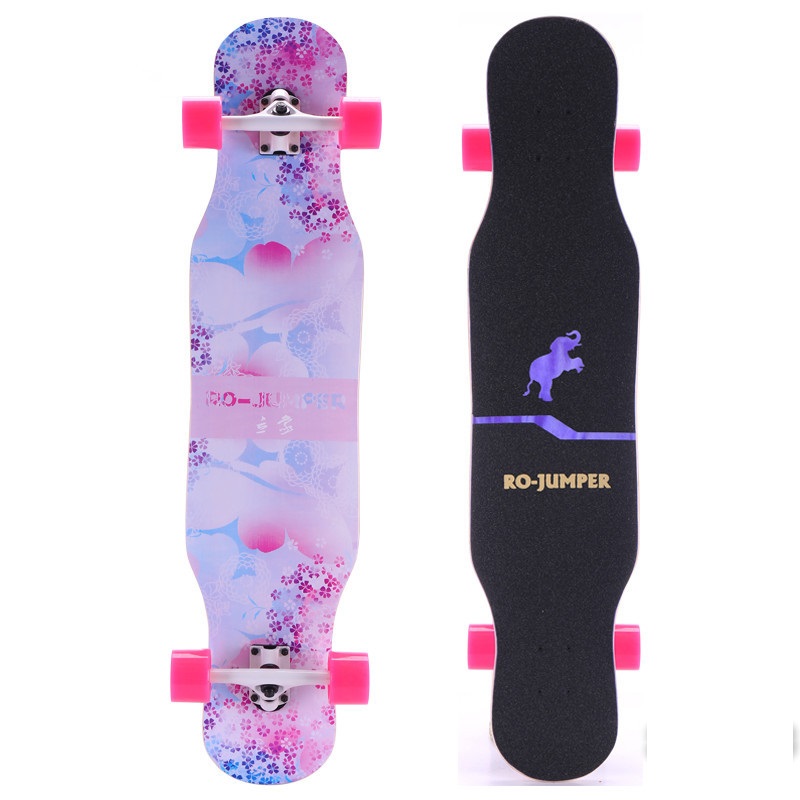 Export to Europea Adult Four Wheel Scooter Double Tilt Brush Street Board Children Maple Scooter