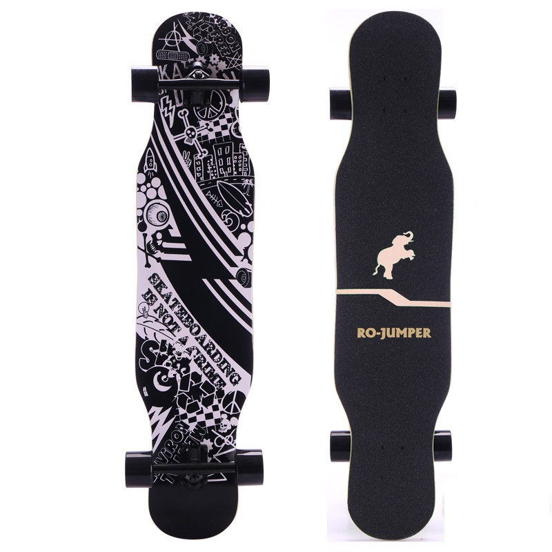 Export to Europea Adult Four Wheel Scooter Double Tilt Brush Street Board Children Maple Scooter