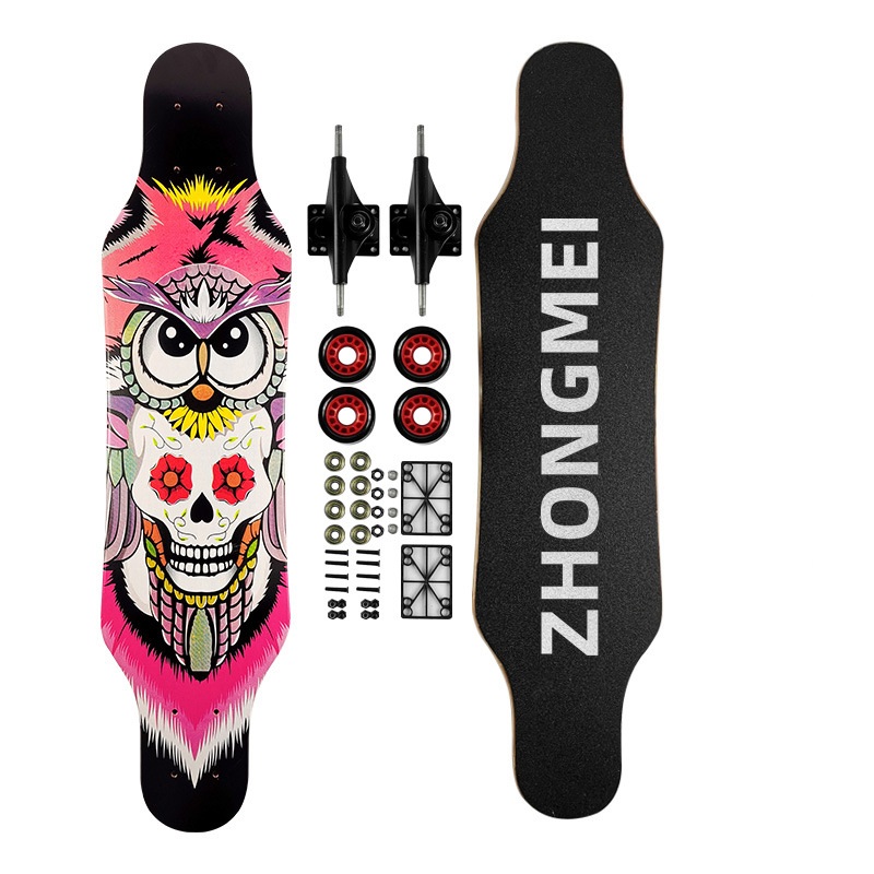 Four Wheel Skateboard Adult Street Beginner Professional Dance LongBoard Teenager Children Scooter