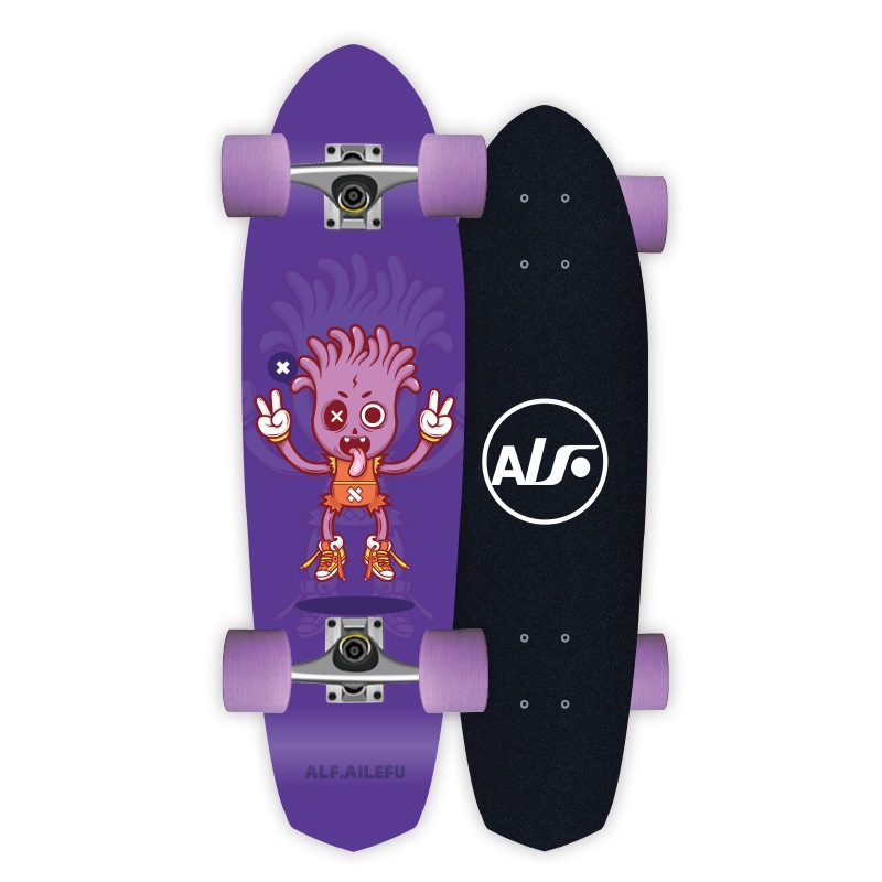 Big Fish Board Adult Professional Board Four Wheel Scooter Children's Travel Skateboard Beginner