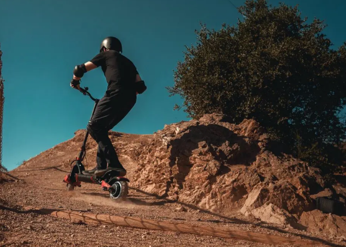Pedelec Electric Scooter Reputable Front Suspensions Provide A Smooth Ride Over Road Bumps