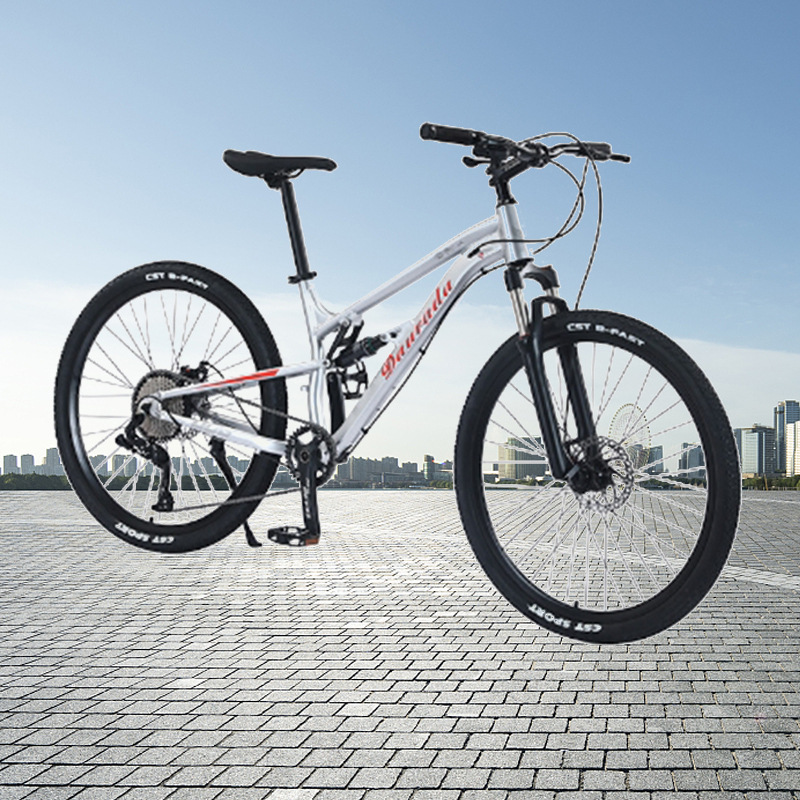 Aluminum Alloy Soft Tail Double Shock Absorption 10 Speed Bicycle Off Road Mountain Bike