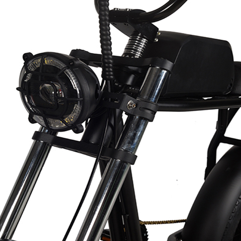 20 Inch Electric Bicycle For Adults Power Assist Off Road Mountain Bike With Lithium Battery For Shock Absorption