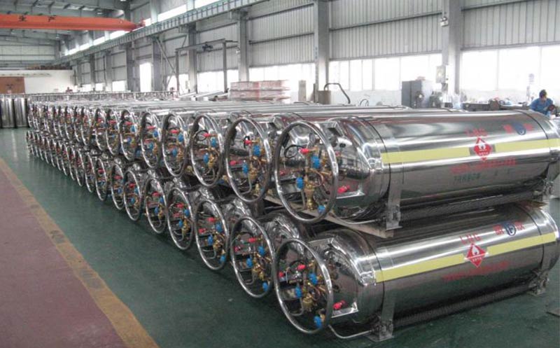 Liquid Nitrogen Container Pressure Vessel Stainless Steel Vertical LNG Horizontal Storage Cryogenic Gasification Station Liquid Natural Gas Storage Tank