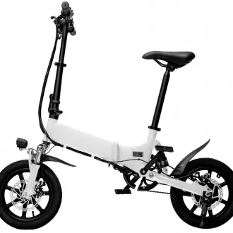 Electric Bicycle For Adults 14 Inch Foldable Aluminum Alloy Power Assistance Lightweight Bike