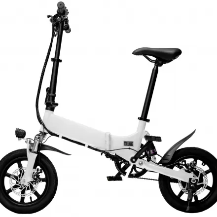 Electric Bicycle For Adults 14 Inch Foldable Aluminum Alloy Power Assistance Lightweight Bike