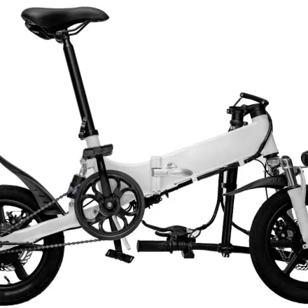 Electric Bicycle For Adults 14 Inch Foldable Aluminum Alloy Power Assistance Lightweight Bike