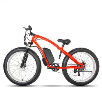 Export 26 Inch Adult Lithium Battery Power Assist Mountain Electric Bicycle Long Endurance Beach Snow Speed Bike