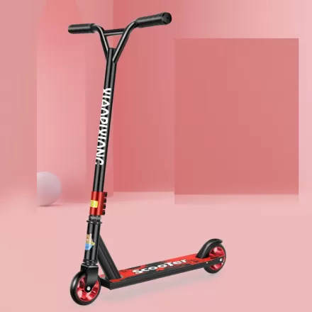 High Performance European Factory Direct Supply Cross Border Hot Sell Stunt Extreme Competition Sport Kick Scooter All Aluminum Two Wheel Pedal Skateboard