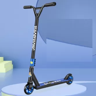 Export to European Factory Direct Supply Cross Border Hot Sell Stunt Extreme Competition Sport Kick Scooter All Aluminum Two Wheel Pedal Skateboard