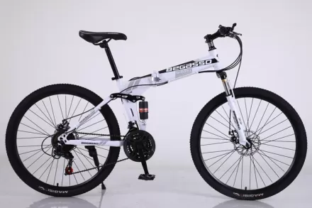 Foldable Bicycle Double Shock Absorption Disc Brake Speed Mountain Bike Student Men And Women Style Two Wheel Hiking Bike