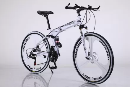 Foldable Bicycle Double Shock Absorption Disc Brake Speed Mountain Bike Student Men And Women Style Two Wheel Hiking Bike