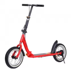 Youth Adult Foldable Two Wheel College Student Campus Kick Scooter With Handbrake Scooter With Adjustable Height for Kids and Teenagers