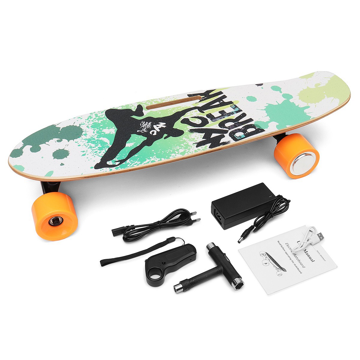 Electric Skateboard Four Wheel Board Adult Street Children's Scooter