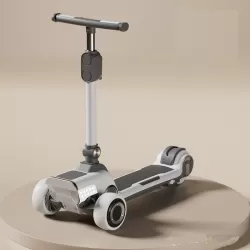 Foldable Kick Foot Three Wheel Electric Foldable Enlarged Multifunctional Scooter For Kids