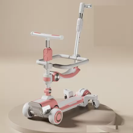 Foldable Kick Foot Three Wheel Electric Foldable Enlarged Multifunctional Scooter For Kids