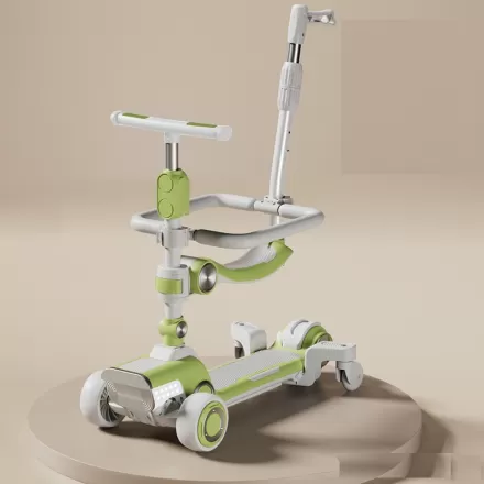 Foldable Kick Foot Three Wheel Electric Foldable Enlarged Multifunctional Scooter For Kids