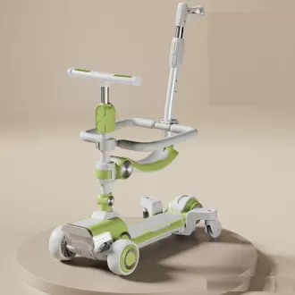 Foldable Kick Foot Three Wheel Electric Foldable Enlarged Multifunctional Scooter For Kids