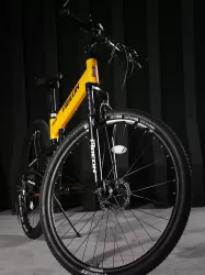 Optional LED Hand Brake Ultra LightWeight Portable Foldable Mountain Hike Bike Aluminum Alloy Adult College Students Speed Bicycle