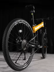 Optional LED Hand Brake Ultra LightWeight Portable Foldable Mountain Hike Bike Aluminum Alloy Adult College Students Speed Bicycle