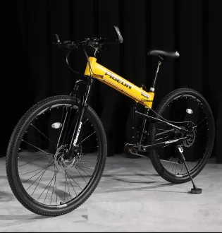 Hand Brake Ultra LightWeight Portable Foldable Mountain Hike Bike Aluminum Alloy Adult College Students Speed Bicycle