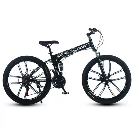 Portable Color Options Front Rear Shock Absorption Mountain Bike 26 Inch Bicycle 21 Speed Foldable Integrated Wheel Race Bike